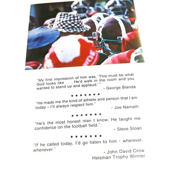 Collectible - Crimson Tide Lot - 2 Signed Books & 2 Sports Illustrated Magazines - Picture 8 of 10